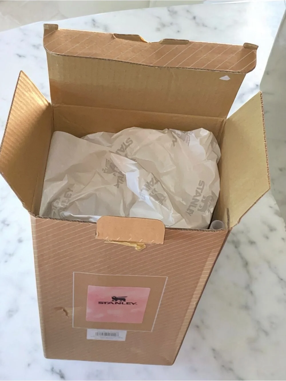 Stanley 40oz Quencher H2.0 Tumbler - Rose Quartz Swirl (New In Box)